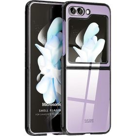 Microsonic Samsung Galaxy Z Flip 5 Shell Platinum Cep Telefonu Kılıfı