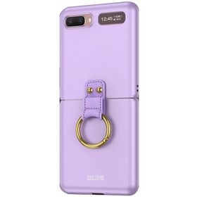 Microsonic Samsung Galaxy Z Flip Ring Fall Platinum Cep Telefonu Kılıfı