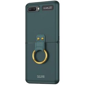Microsonic Samsung Galaxy Z Flip Ring Fall Platinum Cep Telefonu Kılıfı