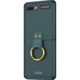 Microsonic Samsung Galaxy Z Flip Ring Fall Platinum Cep Telefonu Kılıfı