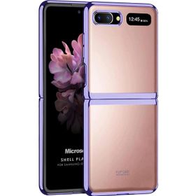 Microsonic Samsung Galaxy Z Flip Shell Platinum Mor Cep Telefonu Kılıfı