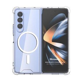 Microsonic Samsung Galaxy Z Fold 4 Magsafe Clear Soft Şeffaf Cep Telefonu Kılıfı