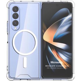Microsonic Samsung Galaxy Z Fold 4 Magsafe Clear Soft Şeffaf Cep Telefonu Kılıfı