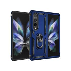 Microsonic Samsung Galaxy Z Fold 4 Military Lacivert Lacivert Kılıf