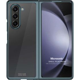 Microsonic Samsung Galaxy Z Fold 5 Shell Platinum Yeşil Kılıf