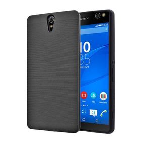 Microsonic Sony Xperia C5 Ultra Linie Anti-Shock Siyah Kılıf