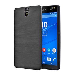 Microsonic Sony Xperia C5 Ultra Linie Anti-Shock Siyah Kılıf