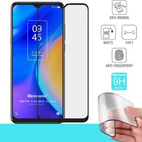 Microsonic TCL 20 SE Seramik Matte Flexible Siyah Ekran Koruyucu