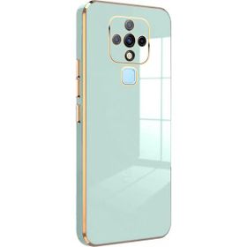 Microsonic Tecno Camon 16 Olive Plated Yeşil Kılıf