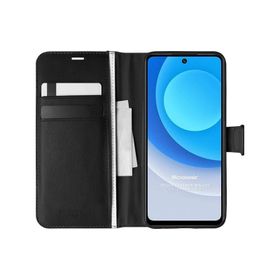 Microsonic Tecno Camon 19 Neo Delux Leather Wallet Siyah Kılıf