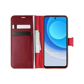 Microsonic Tecno Camon 19 Neo Delux Leather Wallet Siyah Kılıf
