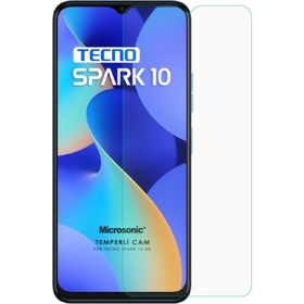 Microsonic Tecno Spark 10 4G Tempered Glass Cam Ekran Koruyucu