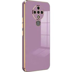 Microsonic Tecno Spark 6 Olive Plated Lila Kılıf