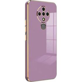 Microsonic Tecno Spark 6 Olive Plated Lila Kılıf
