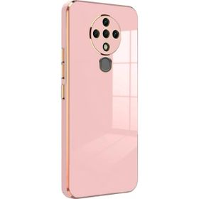 Microsonic Tecno Spark 6 Olive Plated Pembe Kılıf