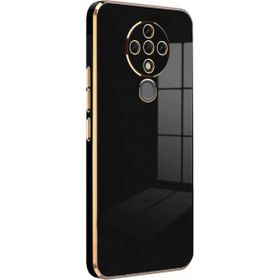 Microsonic Tecno Spark 6 Olive Plated Siyah Kılıf