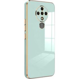 Microsonic Tecno Spark 6 Olive Plated Yeşil Kılıf