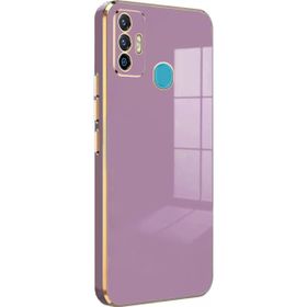 Microsonic Tecno Spark 7 Olive Plated Lila Kılıf