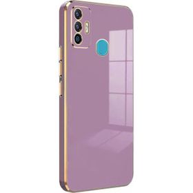 Microsonic Tecno Spark 7 Olive Plated Lila Kılıf