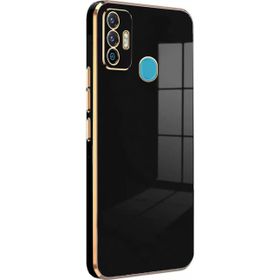 Microsonic Tecno Spark 7 Olive Plated Siyah Kılıf
