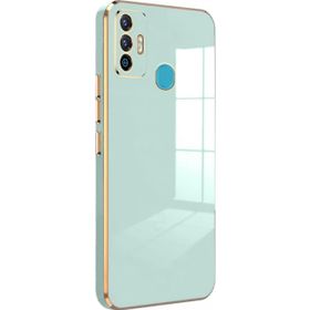 Microsonic Tecno Spark 7 Olive Plated Yeşil Kılıf