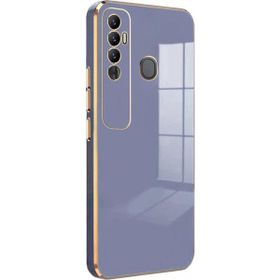 Microsonic Tecno Spark 7 Pro Olive Plated Lavanta Grisi Kılıf