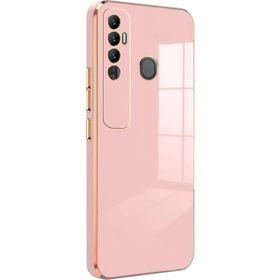 Microsonic Tecno Spark 7 Pro Olive Plated Pembe Kılıf