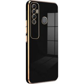 Microsonic Tecno Spark 7 Pro Olive Plated Siyah Kılıf