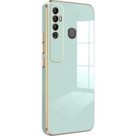 Microsonic Tecno Spark 7 Pro Olive Plated Yeşil Kılıf
