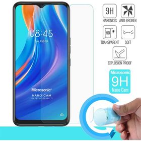 Microsonic Tecno Spark 7T Nano Glass Cam Ekran Koruyucu