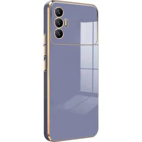 Microsonic Tecno Spark 8 Pro Olive Plated Lavanta Grisi Kılıf