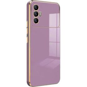 Microsonic Tecno Spark 8 Pro Olive Plated Lila Kılıf