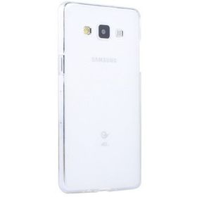 Microsonic Transparent Soft Samsung Galaxy A7 Beyaz Kılıf