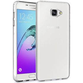 Microsonic Transparent Soft Samsung Galaxy A7 Beyaz Kılıf