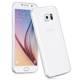 Microsonic Transparent Soft Samsung Galaxy S6 Beyaz Kılıf