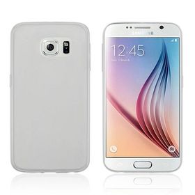 Microsonic Transparent Soft Samsung Galaxy S6 Beyaz Kılıf