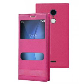 Microsonic Türk Telekom TT175 Dual View Gizli Mıknatıslı Pembe Kılıf