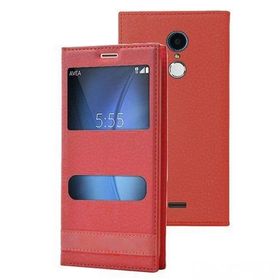 Microsonic Türk Telekom TT175 Dual View Gizli Mıknatıslı Pembe Kılıf