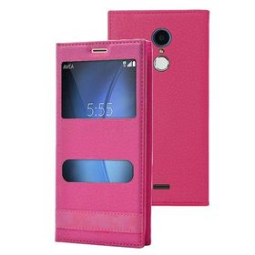 Microsonic Türk Telekom TT175 Dual View Gizli Mıknatıslı Pembe Kılıf