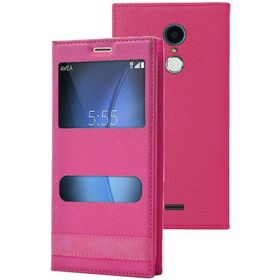 Microsonic Türk Telekom TT175 Dual View Gizli Mıknatıslı Pembe Kılıf