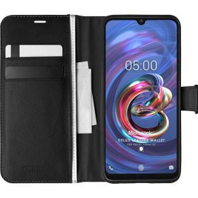 Microsonic Vestel Venüs E5 Delux Leather Wallet Siyah Cep Telefonu Kılıfı