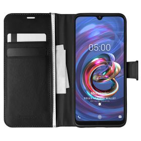 Microsonic Vestel Venüs E5 Delux Leather Wallet Siyah Cep Telefonu Kılıfı
