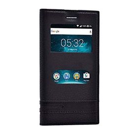 Microsonic Vestel Venüs V3 5020 Dual View Gizli Mıknatıslı Siyah Kılıf
