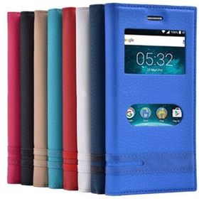 Microsonic Vestel Venüs V3 5020 Dual View Gizli Mıknatıslı Siyah Kılıf