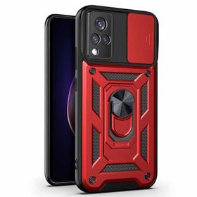 Microsonic Vivo V21 Impact Resistant Kırmızı Cep Telefonu Kılıfı