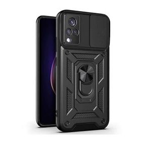 Microsonic Vivo V21 Impact Resistant Siyah Cep Telefonu Kılıfı