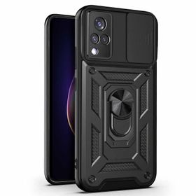 Microsonic Vivo V21 Impact Resistant Siyah Cep Telefonu Kılıfı