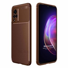 Microsonic Vivo V21 Legion Series Kahverengi Cep Telefonu Kılıfı