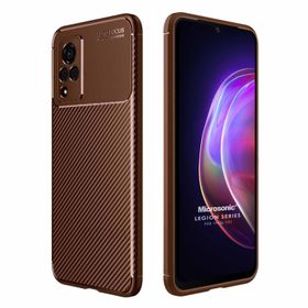 Microsonic Vivo V21 Legion Series Kahverengi Cep Telefonu Kılıfı
