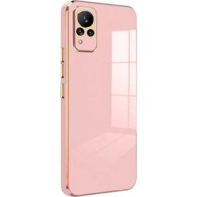 Microsonic Vivo V21 Olive Plated Pembe Kılıf